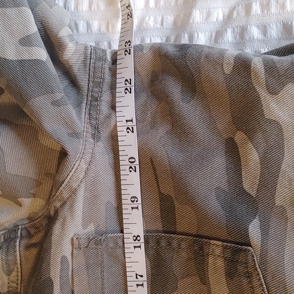 Women's Lightweight Cotton Cammo Jacket Plus Size 2X - Picture 11 of 13
